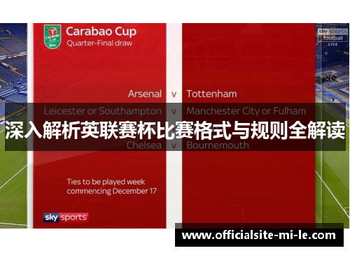 深入解析英联赛杯比赛格式与规则全解读 深入解析英联赛杯比赛格式与规则全解读