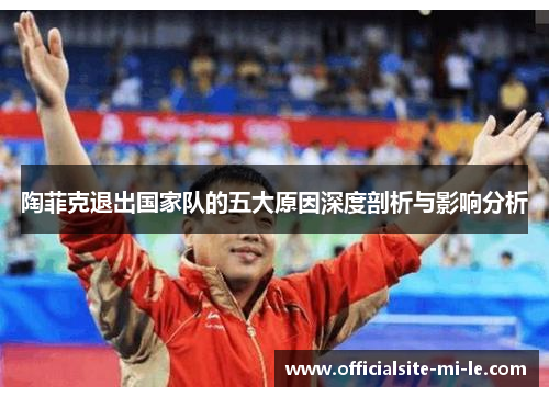 陶菲克退出国家队的五大原因深度剖析与影响分析