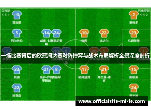 一场比赛背后的欧冠淘汰赛对阵博弈与战术布局解析全景深度剖析