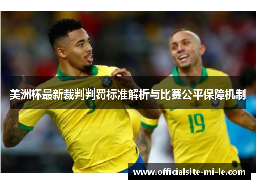 美洲杯最新裁判判罚标准解析与比赛公平保障机制