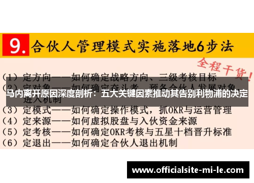 马内离开原因深度剖析：五大关键因素推动其告别利物浦的决定